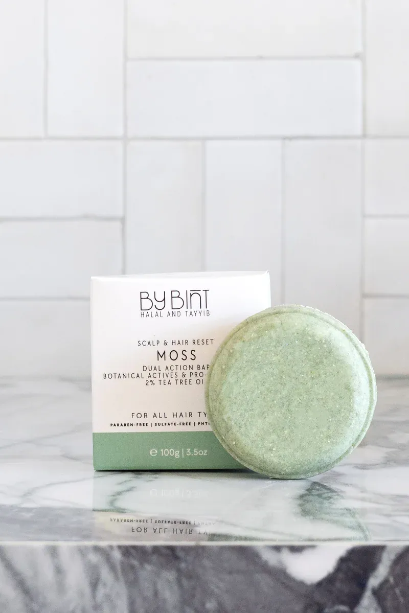 Moss Dual Action Bar packaging
