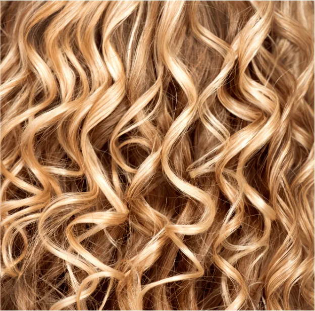 Editorial portrait: warm blonde, highlighted hair